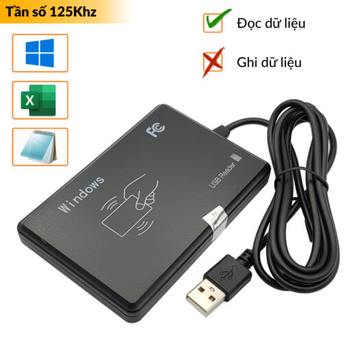 Đầu đọc Thẻ Rfid 125khz Usb