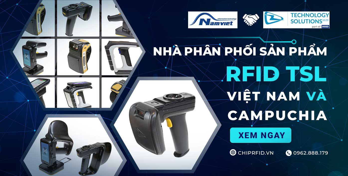 IT Nam Việt trở thành đối tác phân phối đầu đọc thẻ RFID TSL tại Việt Nam và Campuchia