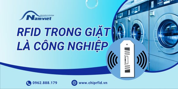 Thẻ RFID trong giặt là công nghiệp