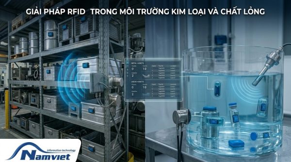 Giải pháp RFID trong môi trường kim loại và chất lỏng
