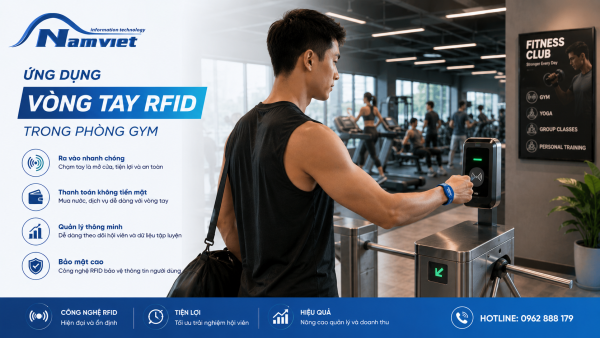 Ứng dụng vòng tay RFID trong phòng gym